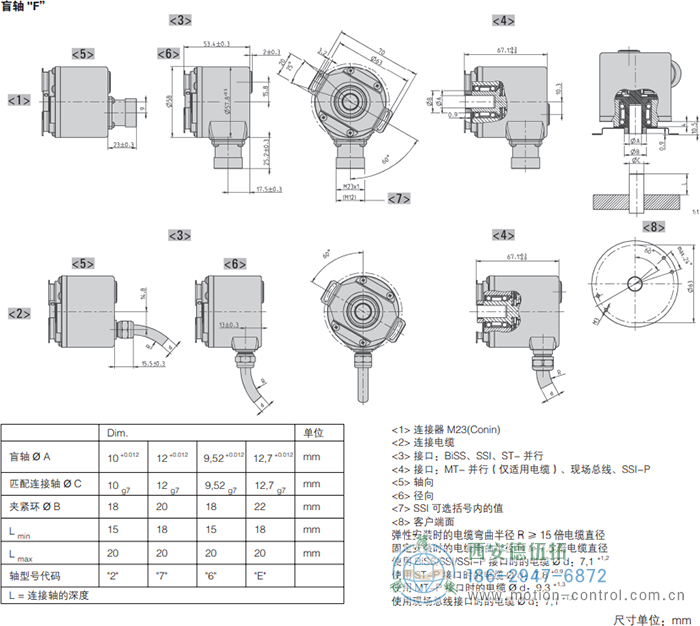 AC58-SSI-P光電絕對值通用編碼器(盲軸F) - 西安德伍拓自動化傳動系統(tǒng)有限公司 AC58-SSI-P光電絕對值通用編碼器(盲軸F) - 西安德伍拓自動化傳動系統(tǒng)有限公司
