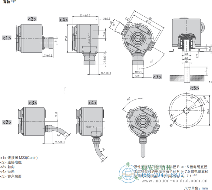 AC58-SSI-P光電絕對值通用編碼器(盲軸F) - 西安德伍拓自動化傳動系統(tǒng)有限公司 AC58-SSI-P光電絕對值通用編碼器(盲軸F) - 西安德伍拓自動化傳動系統(tǒng)有限公司