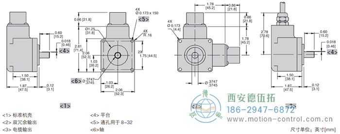 HD20重載光電增量防爆編碼器外形及安裝尺寸 - 西安德伍拓自動化傳動系統(tǒng)有限公司 HD20重載光電增量防爆編碼器外形及安裝尺寸 - 西安德伍拓自動化傳動系統(tǒng)有限公司
