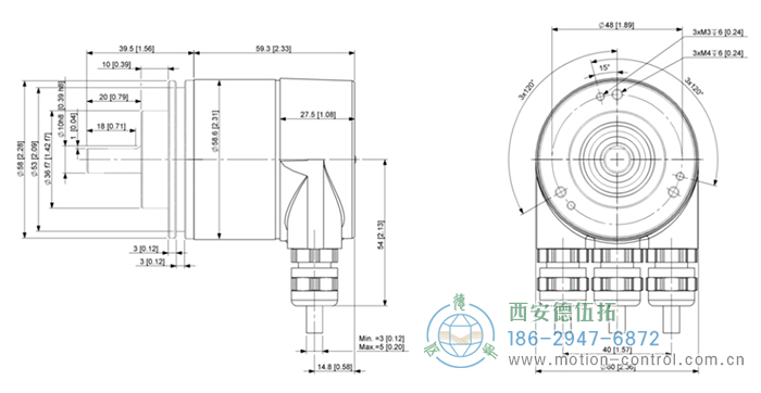 OCF絕對值防爆編碼器外形及安裝尺寸 - 西安德伍拓自動化傳動系統(tǒng)有限公司 OCF絕對值防爆編碼器外形及安裝尺寸 - 西安德伍拓自動化傳動系統(tǒng)有限公司