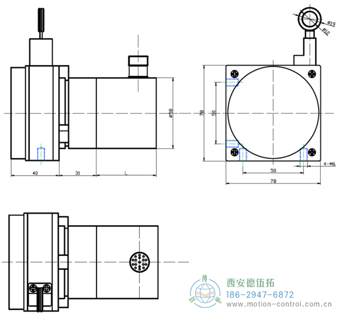 PCS78D/PCS78P拉線編碼器的外形及安裝尺寸 - 西安德伍拓自動化傳動系統(tǒng)有限公司 PCS78D/PCS78P拉線編碼器的外形及安裝尺寸 - 西安德伍拓自動化傳動系統(tǒng)有限公司