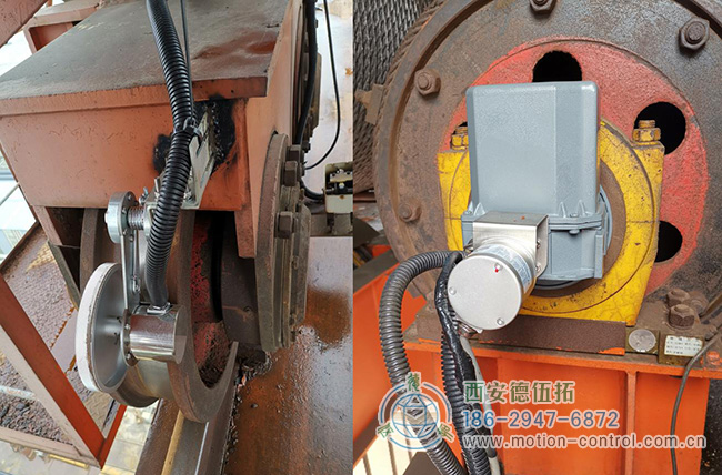 圖為編碼器在起重機(jī)上的應(yīng)用照片 圖為編碼器在起重機(jī)上的應(yīng)用照片